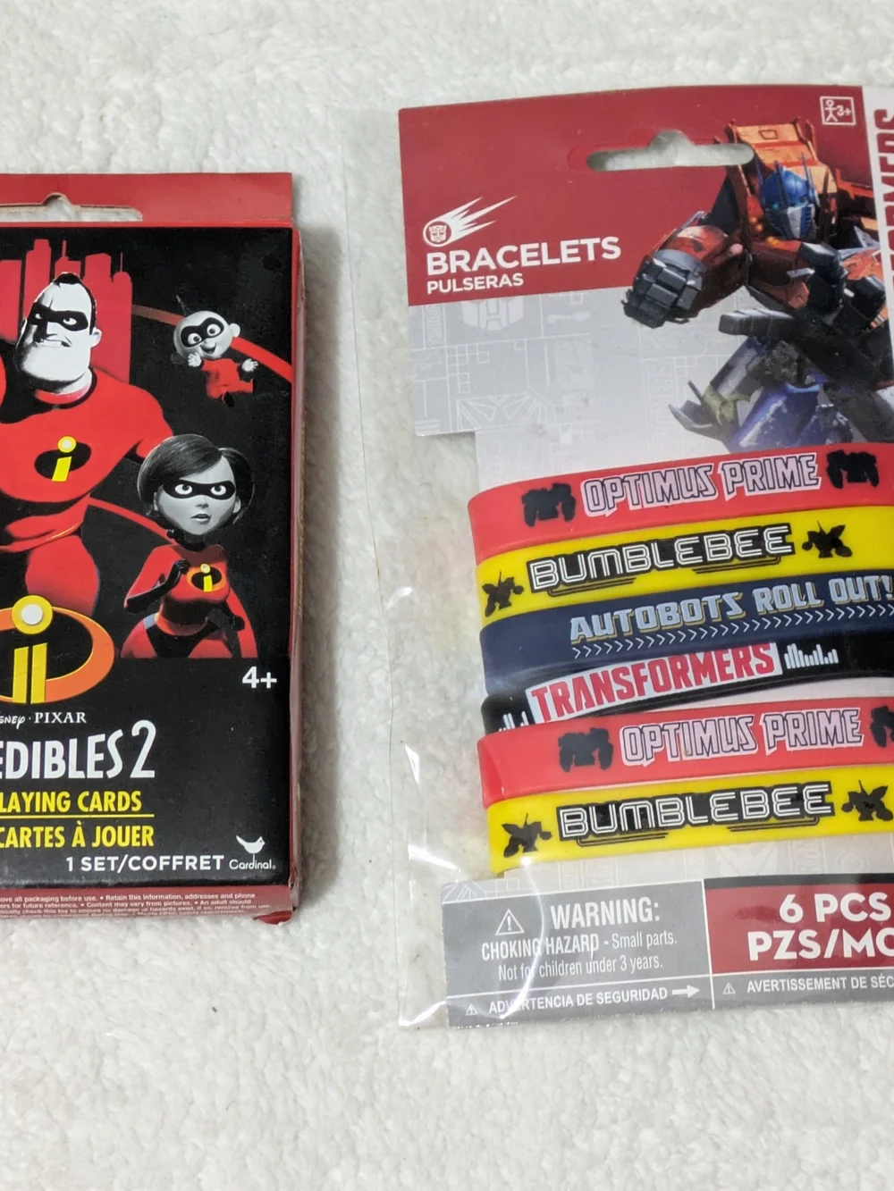 Disney Pixar Incredibles 2 & Transformers Kids Activity Lot